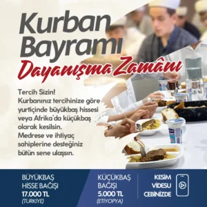 Vacip Kurban Bağışı 2025